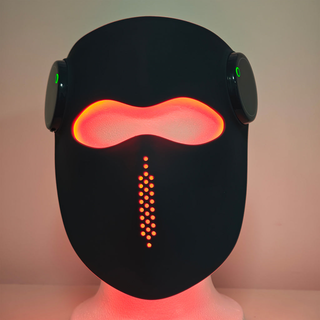 LED face mask, red light therapy mask, red light therapy for face, 
LED light therapy mask, 5 wavelength LED mask, multi wavelength LED 
mask, near infrared face mask, 630nm LED mask, 850nm LED mask, 
1072nm LED mask, 460nm blue light mask, 590nm yellow light mask, 
red and blue light therapy mask, cordless LED face mask, rechargeable 
LED face mask, USB-C LED mask, silicone LED face mask, full face LED 
mask, at-home light therapy device, at-home red light therapy, 
professional LED face mask, clinic grade