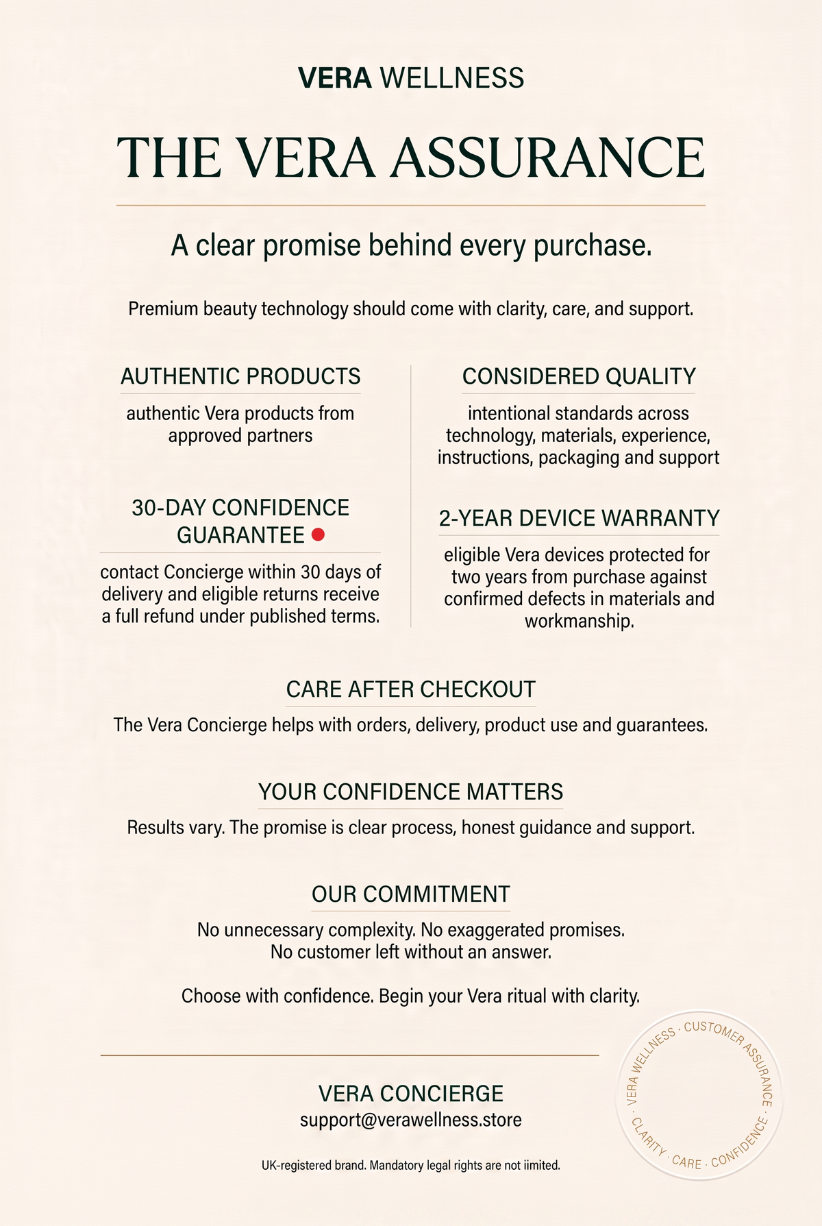 Feel the Difference, or It's On Us.