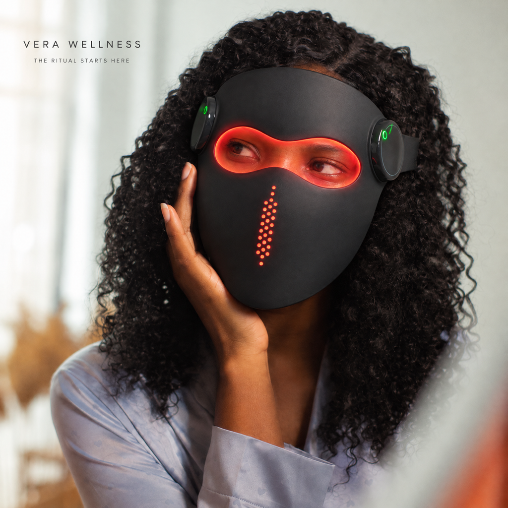 Vera G7 Pro – 5 Wavelength LED Light Therapy Face Mask, 240+ LEDs, Red & Near-Infrared Light for Anti-Aging, Collagen & Skin Rejuvenation