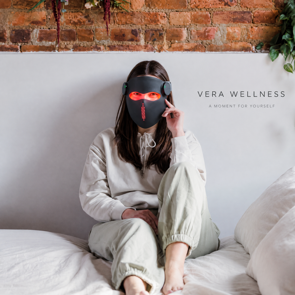 Vera G7 Pro – 5 Wavelength LED Light Therapy Face Mask, 240+ LEDs, Red & Near-Infrared Light for Anti-Aging, Collagen & Skin Rejuvenation